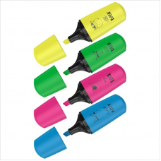 Набор маркеров-текстовыделителей Berlingo Textline HL100 мини, 1-5мм, 4 цвета