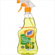 Help Лимон жидкость для мытья стекол, 500мл, триггер