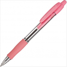 Ручка шариковая автоматическая Pilot Super Grip BPGP-10R-F P, 0,7мм, резиновый упор, розовый