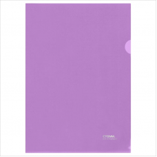 Папка-уголок А4 СТАММ ММ-30951, 180мкм, фиолетовый