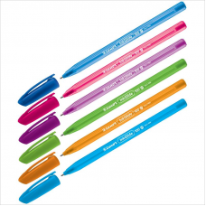 Ручка шариковая Luxor InkGlide 100 Icy, 0.7мм, корпус ассорти, синий