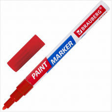 Маркер-краска Brauberg Extra paint marker, 2 мм, красный