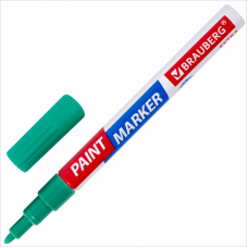 Маркер-краска Brauberg Extra paint marker, 2 мм, зеленый
