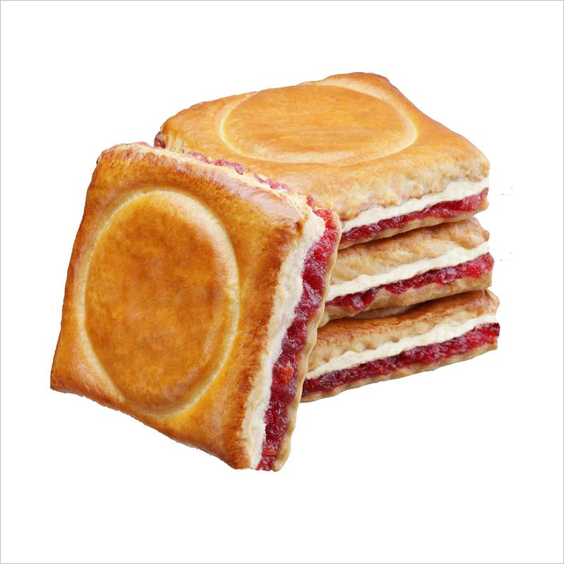 Печенье Пекарь Любимое, творог с малиновым джемомй, 2кг