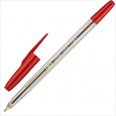 Ручка шариковая Attache Corvet диаметр 1мм, толщина линии 0.7мм, красный