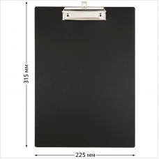 Планшет одинарный, пластик, Стамм ММ-32248, 1000мкм, черный