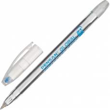 Ручка шариковая Pensan Global 21 0,5мм, линия 0,3мм, масляная, синий