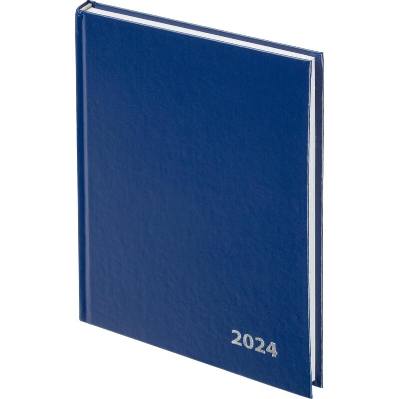 Ежедневник датированный 2024, А5, Attache Economy, 160л, бумвмнил, синий