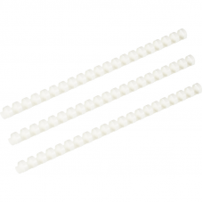Пружины пластиковые 10 мм, белый, 100шт