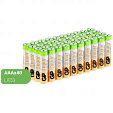 Батарейка алкалиновая GP Super AAA/LR03 24A-2CRVS40, 1.5V, 40 шт/уп.
