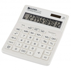 Калькулятор настольный 12 разрядов Eleven SDC-444X-WH, белый