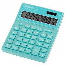 Калькулятор настольный 12 разрядов Eleven SDC-444X-GN, бирюзовый