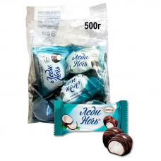 Конфеты шоколадные Акконд Леди Ночь с кокосом, 500г