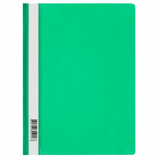 Папка-скоросшиватель с прозрачным верхом Стамм ММ-30705, A4, 120мкм, зеленый