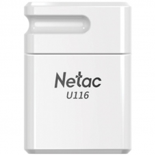 Флэш-диск 16Gb NETAC U116 USB 2.0, белый