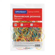 Резинки банковские, 0,5кг, 60мм, OfficeSpace, цветные