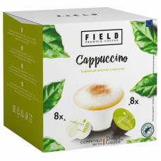 Капсулы для кофемашин Field Cappucino DG, 16 капсул, 200г 