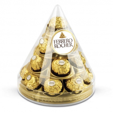 Конфеты шоколадные Ferrero Rocher Конус, лесной орех, 350г