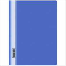 Папка-скоросшиватель с прозрачным верхом OfficeSpace, A4, синий 