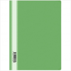 Папка-скоросшиватель с прозрачным верхом OfficeSpace, A4, зеленый 