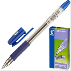 Ручка шариковая Pilot BPS-GP-F, 0,7мм, резиновый упор, синий