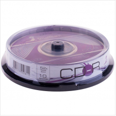 Диск CD-R 700Mb, 52x, 10шт, Cake Box