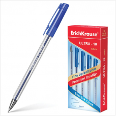 Ручка шариковая Erich Krause Ultra L-10 13873 0,7мм, линия 0,26мм, на масляной основе, синий