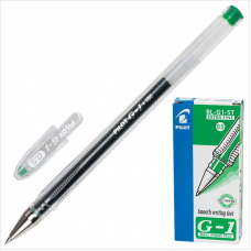 Ручка гелевая Pilot BL-G1-5T-L, 0,5мм, зеленый