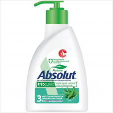Мыло жидкое 250мл Absolut Алоэ, антибактериальное, с дозатором