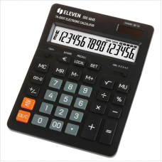 Калькулятор настольный 16 разрядов Eleven SDC-664S, черный