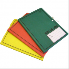 Папка для бумаг с завязками, картон, 270г/м2, зеленый