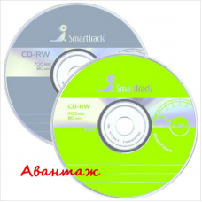 Диск CD-RW 700Mb, 4х-12х, 50шт, Cake Box
