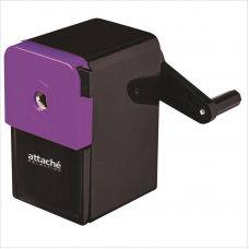Точилка механическая Attache Selection, черный/фиолетовый