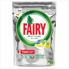Fairy Platinum All in 1 средство для посудомоечных машин, 897г, 50 капсул