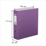Регистратор PVC Bantex ECONOMY Plus, 8см, металлическая окантовка, фиолетовый