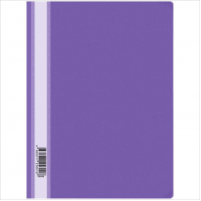 Папка-скоросшиватель с прозрачным верхом OfficeSpace, А4, фиолетовый
