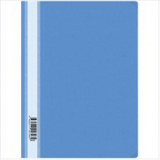 Папка-скоросшиватель с прозрачным верхом OfficeSpace, A4, голубой